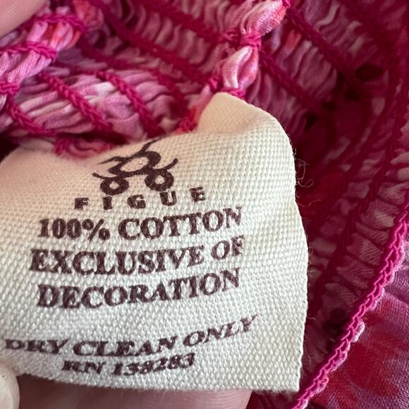 Figue Lucinda Smocked Tank Top Size M - Picture 5 of 10